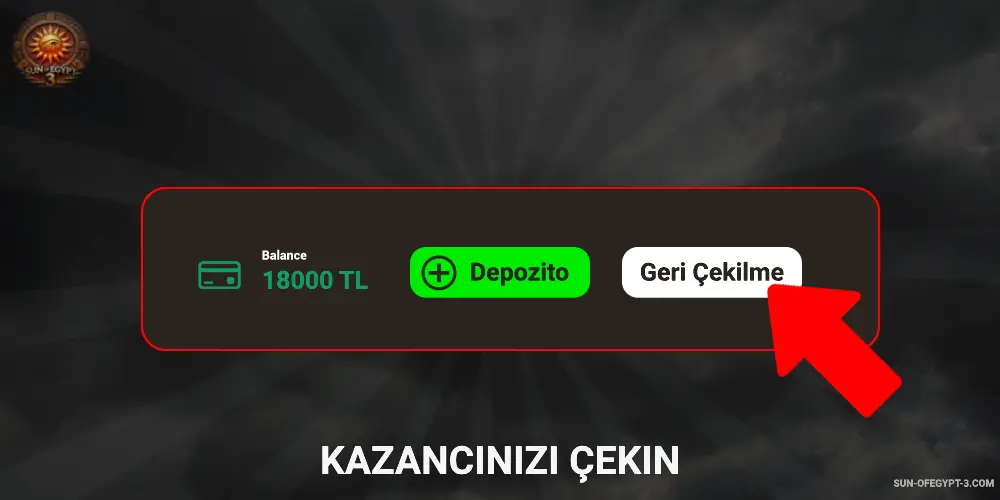Adım 5 – Kazançlarınızı Çekin