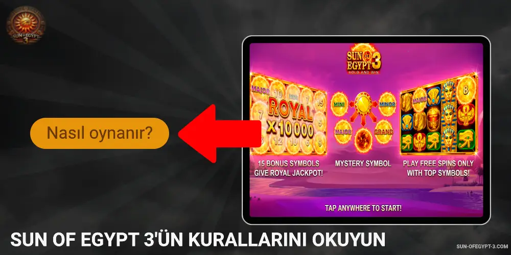 Sun of Egypt 3 Oyununun Kurallarını Okuyun
